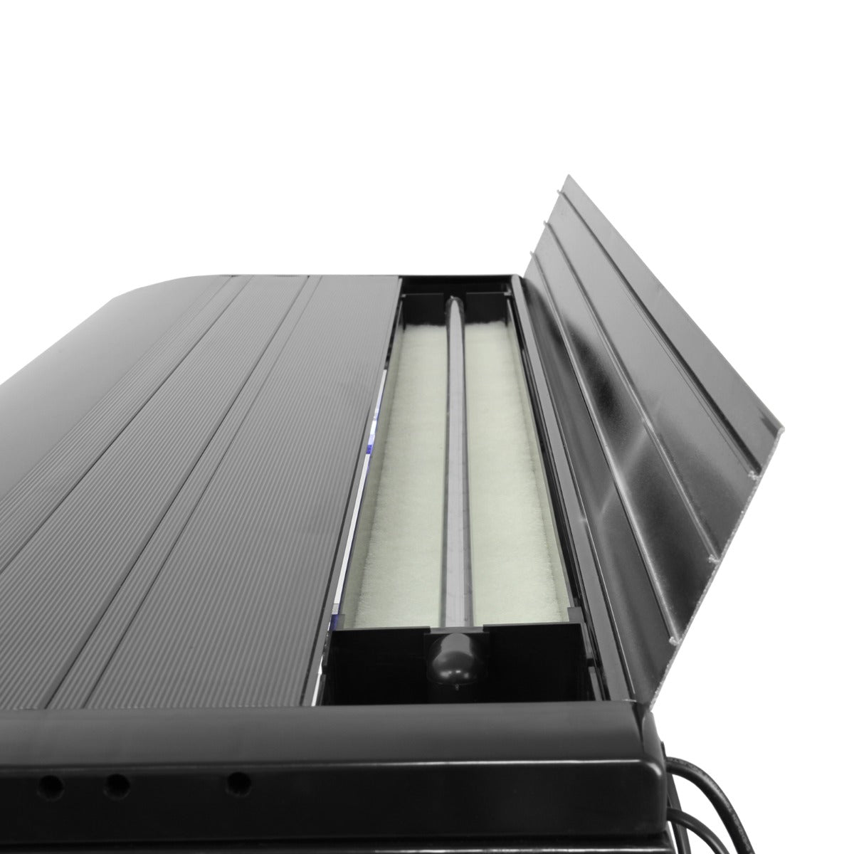 300L Black Aquarium Fish Tank & Cabinet - Lid Complete with LEDs x2 10638