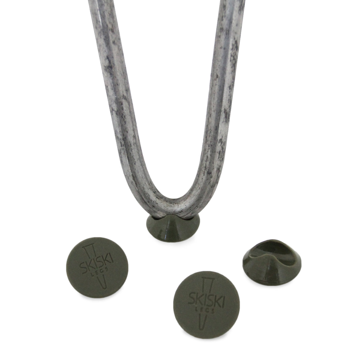 4 x Hairpin Leg Feet Protectors - Grey